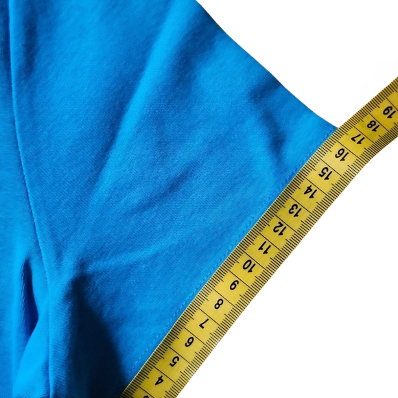 Karen Scott Fitted Blue Short Sleeve Tee - Picture 11 of 12
